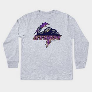 Storm Softball Kids Long Sleeve T-Shirt